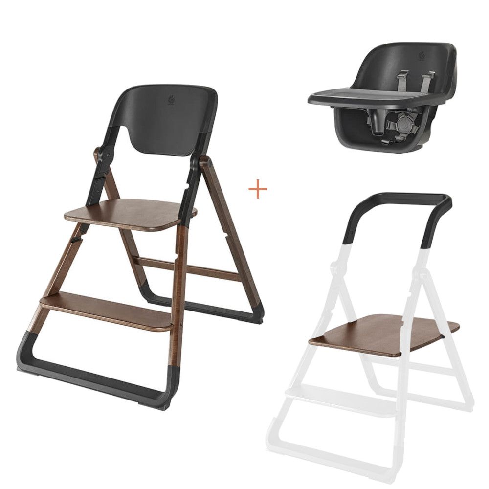 Ergobaby Evolve 3-i-1 højstol komplet, Mørk