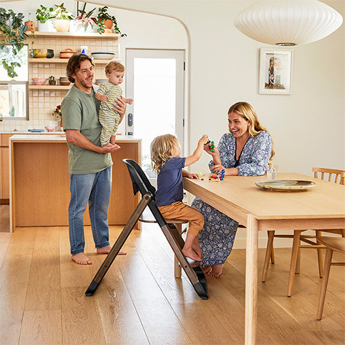 Ergobaby Evolve 2-in-1 high chair with baby set, Dark