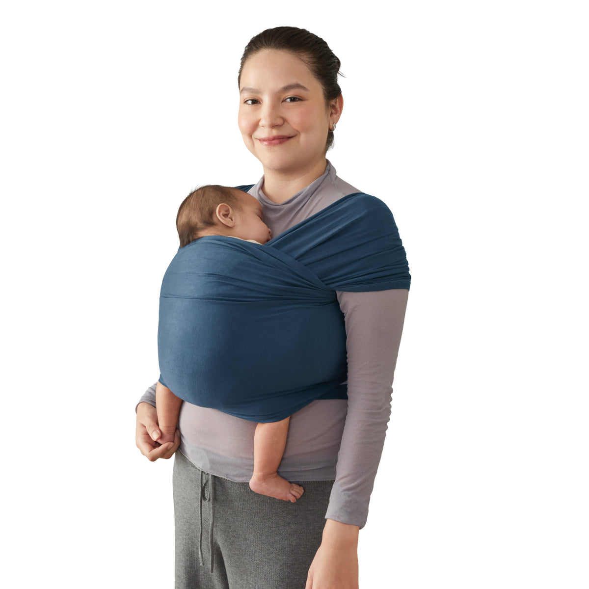 Ergobaby Aura Bärsjal Trikå, Blå