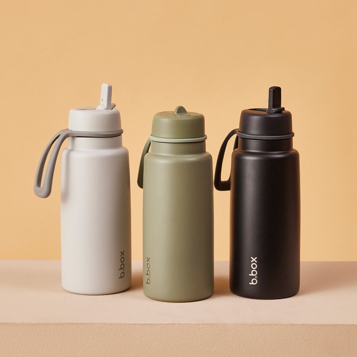 b.box Isoleret Vandflaske 1 liter, Olive