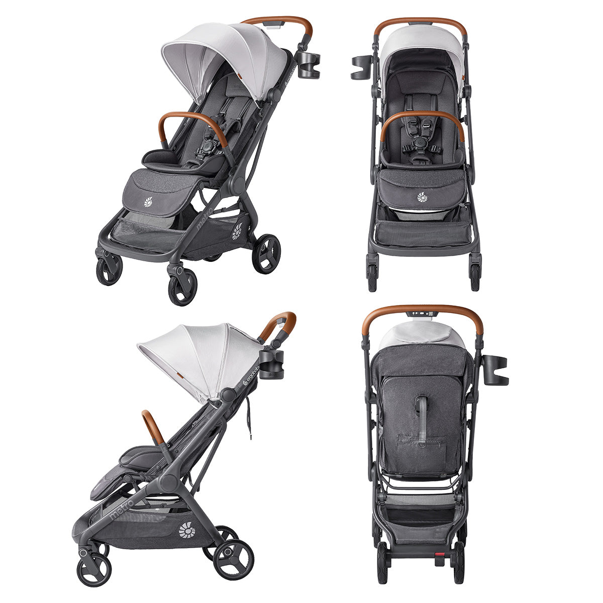 Ergobaby Metro 3 Deluxe, Lysegrå