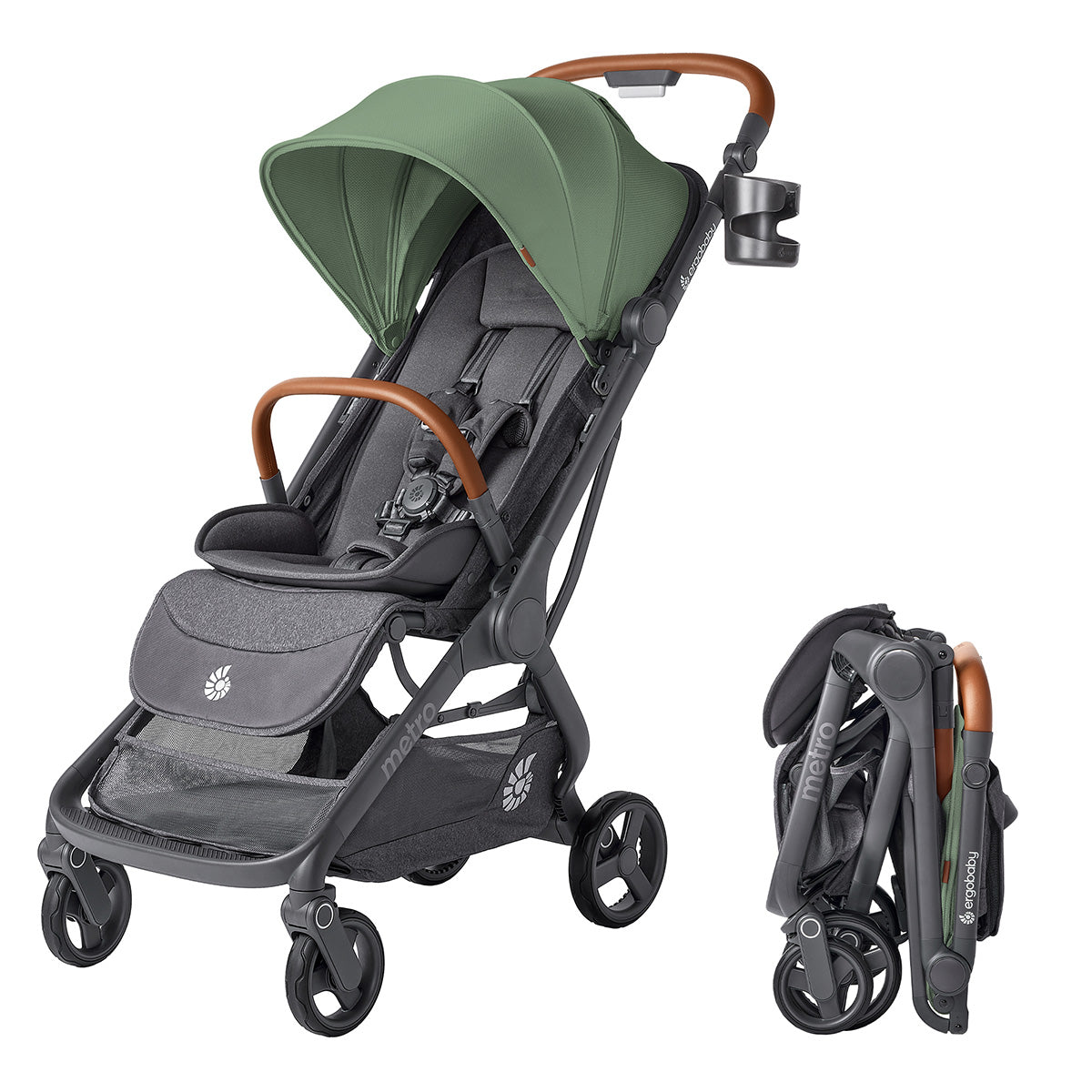 Ergobaby Metro 3 Deluxe, Grön