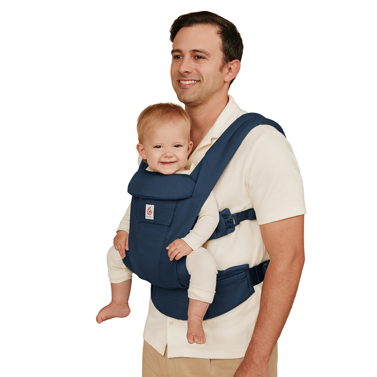 Ergobaby Omni Deluxe Cotton Midnight Blue + Free Portable Changing Mat (save 499 kr)