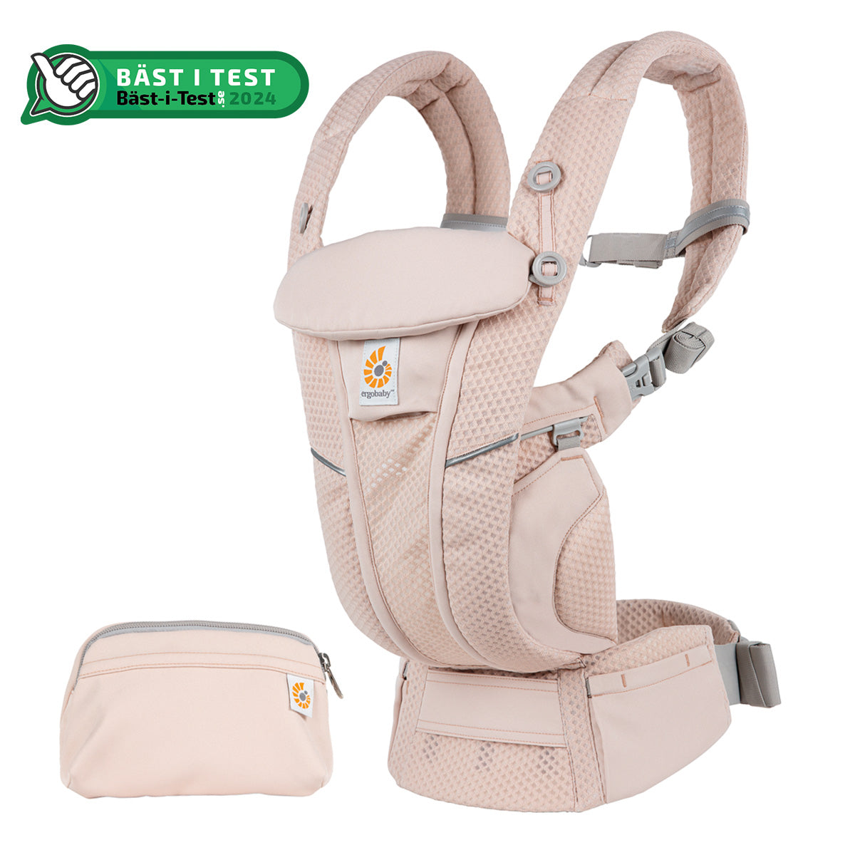 Ergobaby Omni Breeze Pink Quartz | Light and breathable | shop now