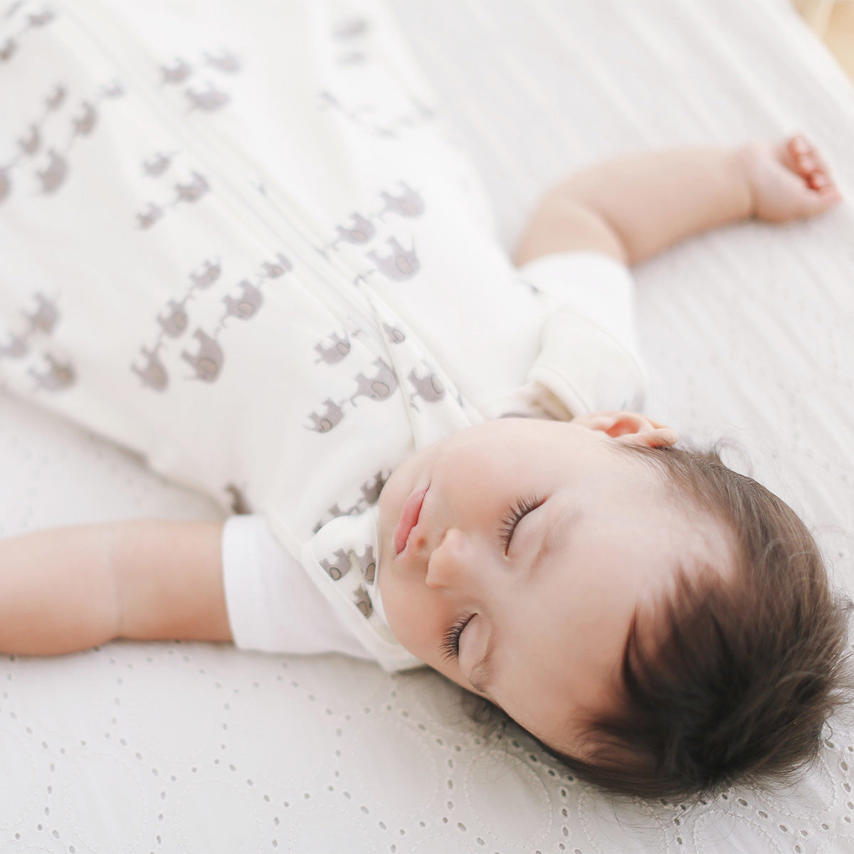 Ergobaby Sovepose, Elefant, 0-6m, Tykkelse (TOG 2.5)