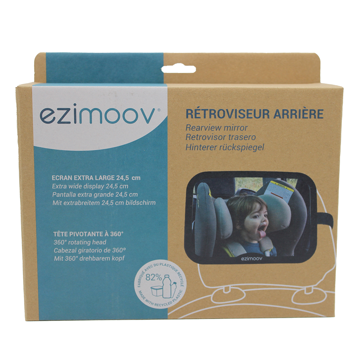 Ezimoov Fyrkantig bilspegel