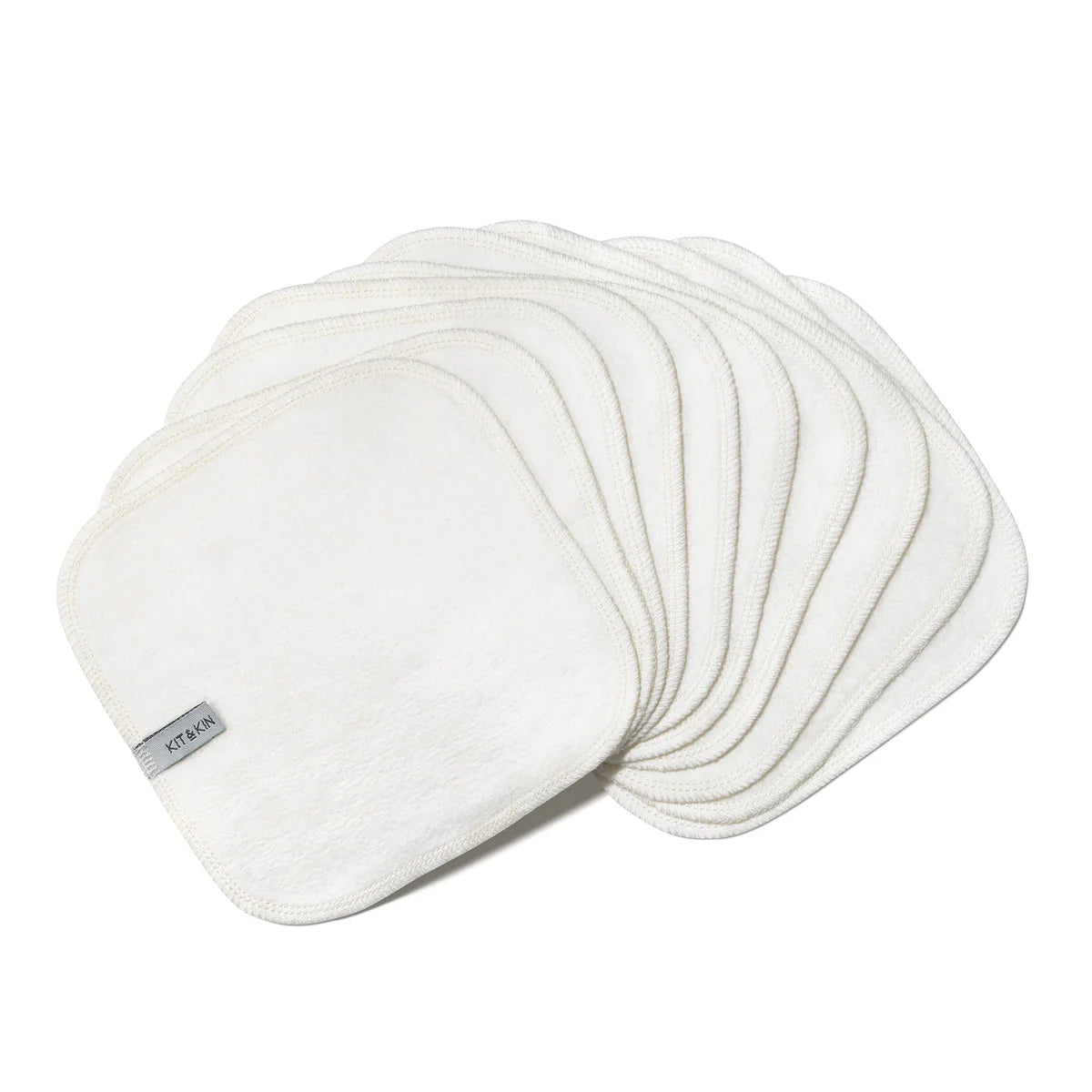 Kit & Kin Återanvändbara babyservetter, 10 st
