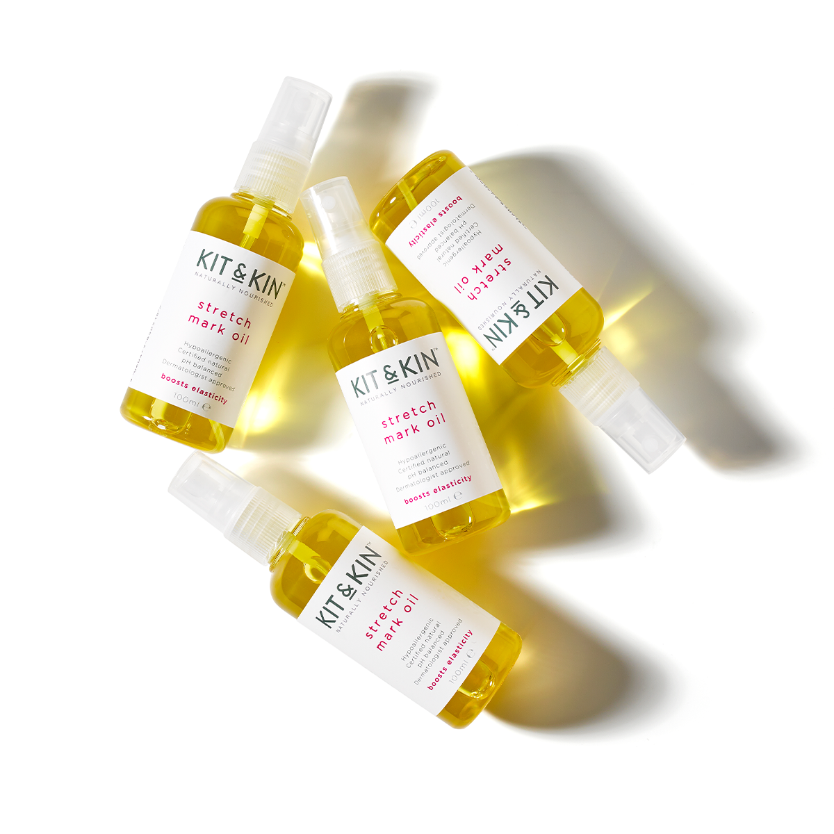 Kit & Kin Stretch Mark Oil, till gravidmagen, 100 ml