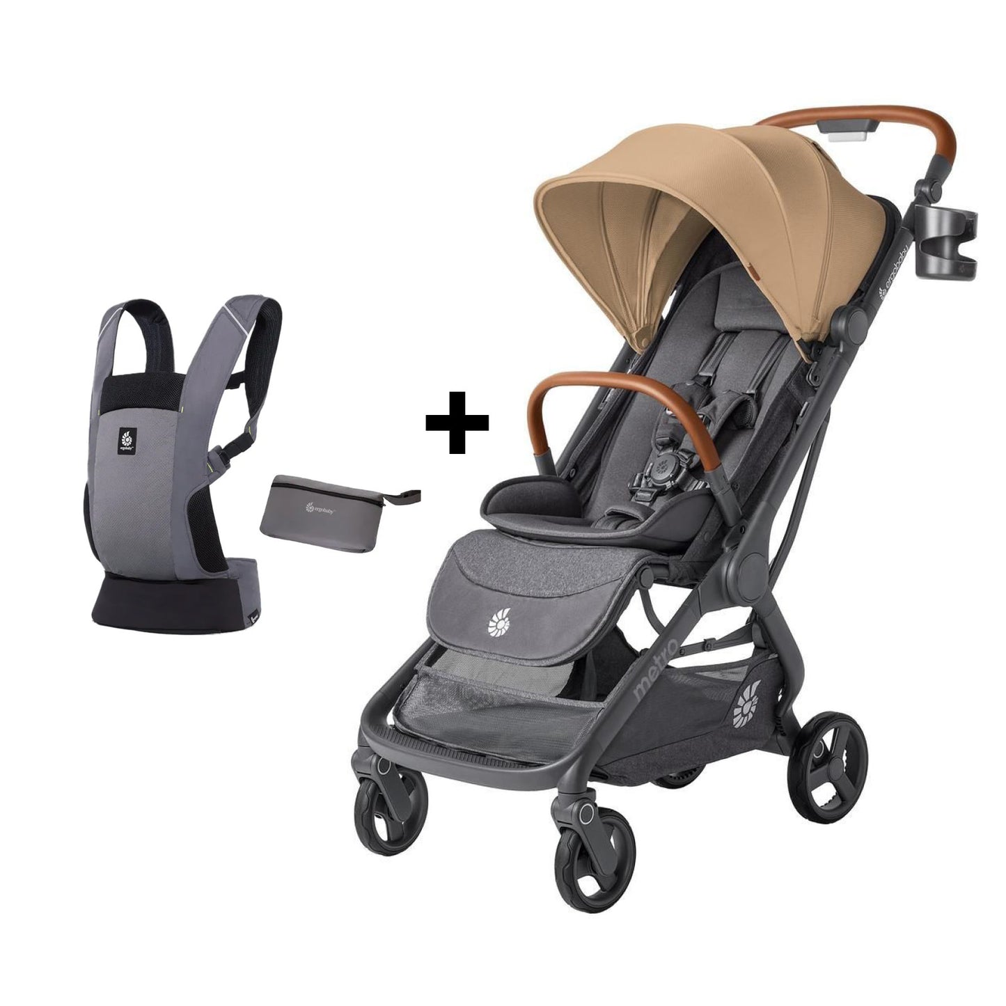 Ergobaby Metro 3 Deluxe Camel + Gratis Away Bärsele (spara 1 699 kr)