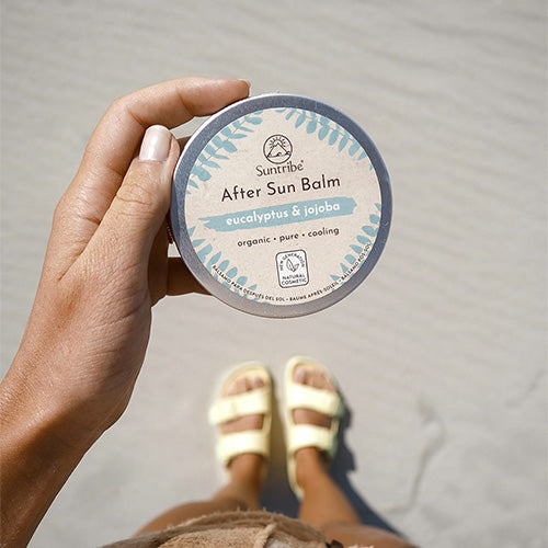 Suntribe After Sun Balm med Eucalyptus, Jojoba og naturlige mineraler (100 ml)