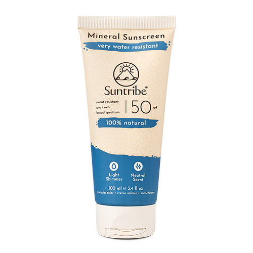 Suntribe-Solkräm Aktiv med Naturliga Mineraler SPF 50 (100 ml)-reirei