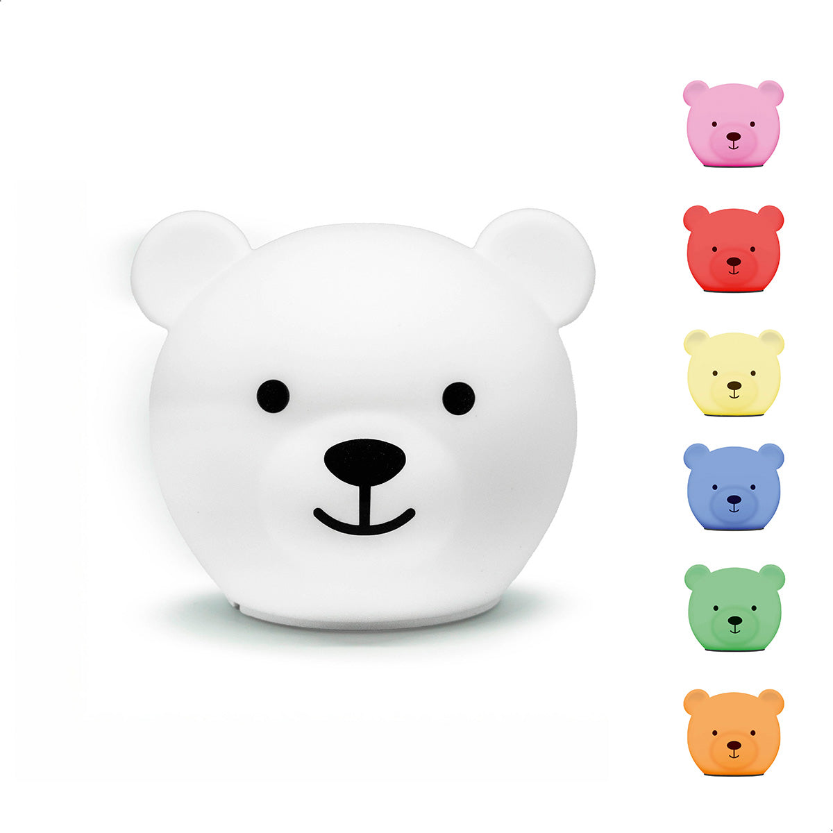 Zazu Night Light Bor Bear, White