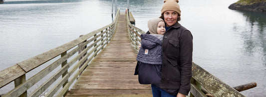 Mysigare höstpromenader med bebis i bärselen 🍁