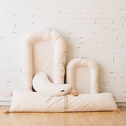 DockATot Grand Babynest, Sand Chambray