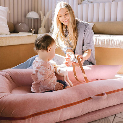 DockATot Grand Babynest, Ginger Chambray