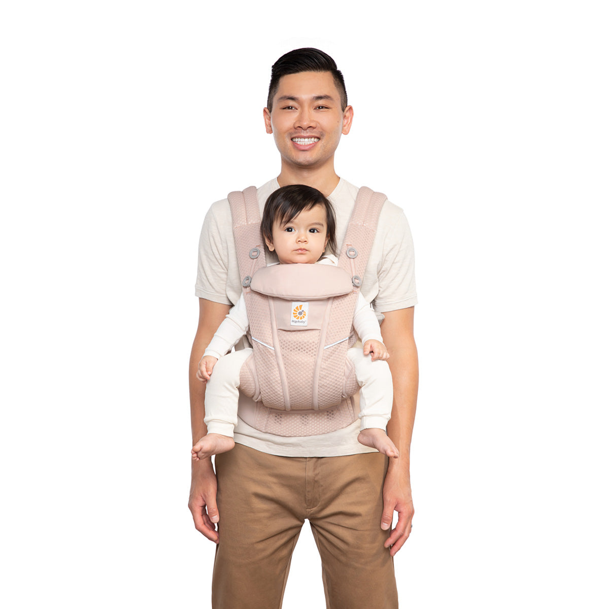 Ergobaby Omni Breeze Pink Quartz | Light and breathable | shop now