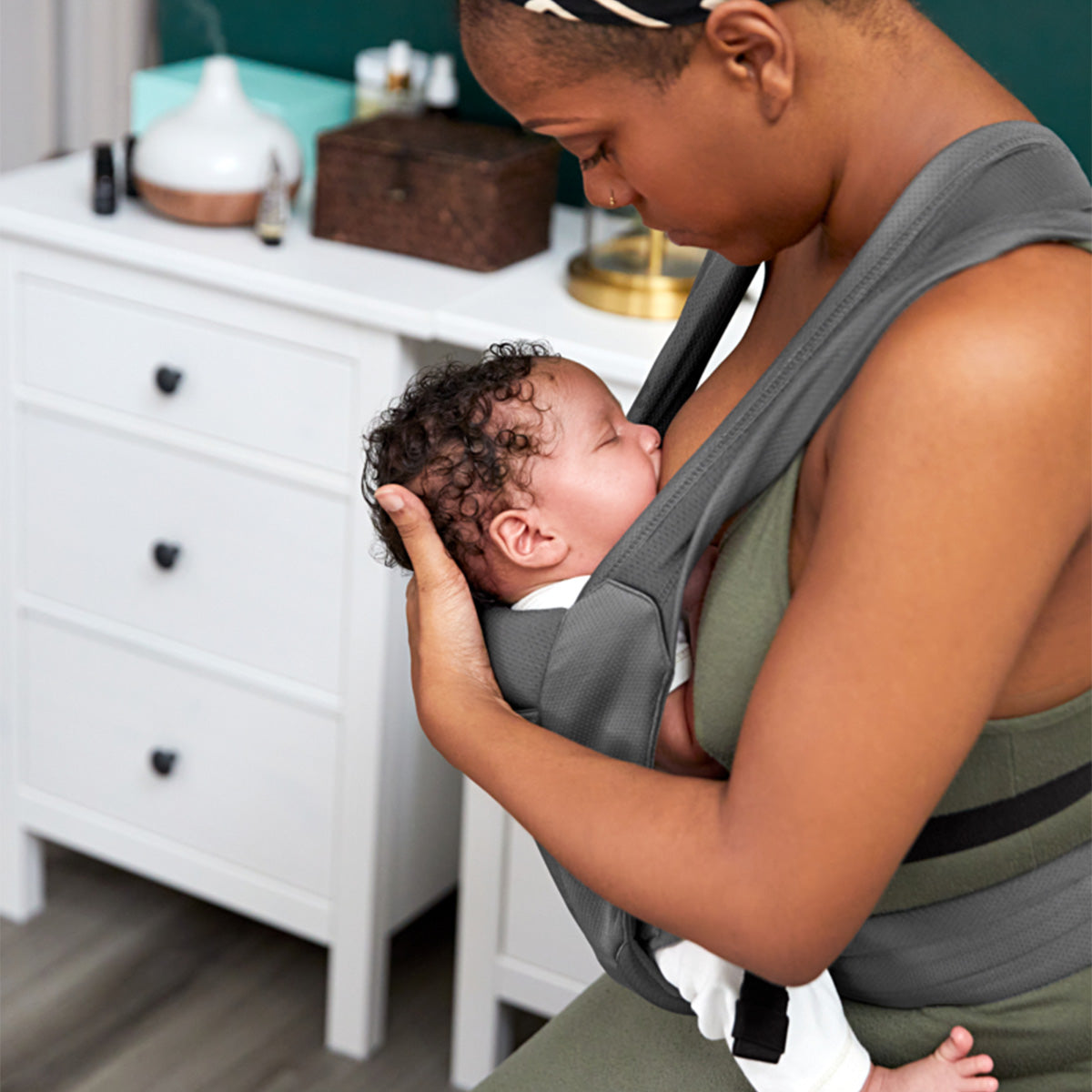 Ergobaby Embrace Myk Air Mesh - Vasket Svart