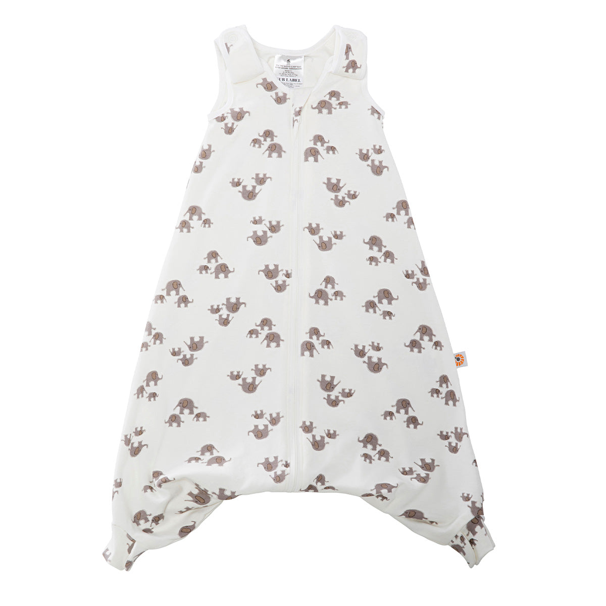 Ergobaby Sovepose på farten Elefanter, 6-18m, tyk (TOG 2.5)