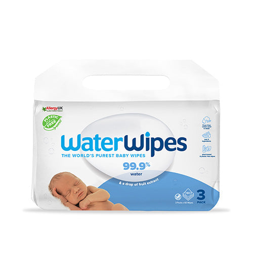 WaterWipes-Plastfri Våtservett 3x60-reirei