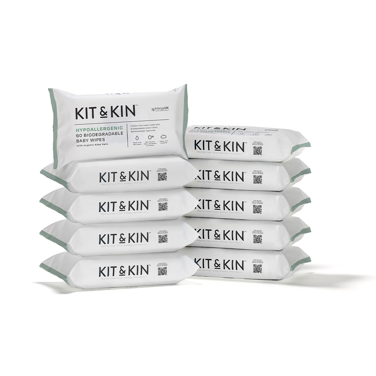 Kit & Kin Våtservetter (10x60 st)