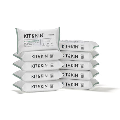 Kit & Kin Våtservetter (10x60 st)