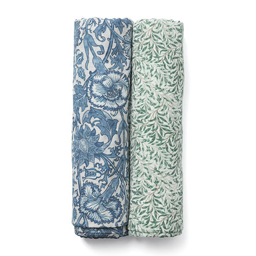 DockATot swaddler sæt, pink &amp; rose/pilegrene (William Morris)