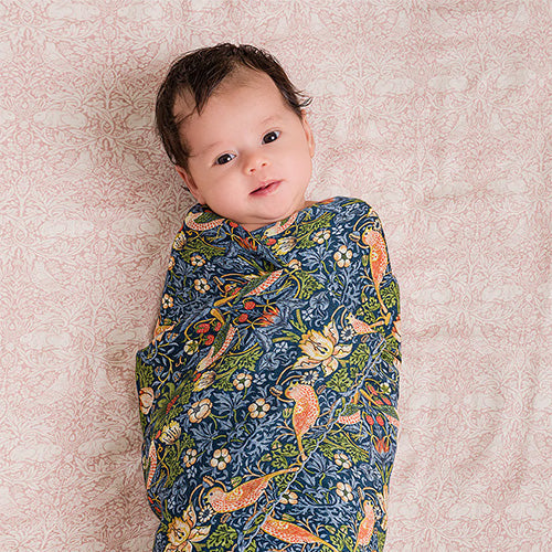 DockATot-Swaddler Set, Brer Rabbit/Strawberry Thief (William Morris)-reirei