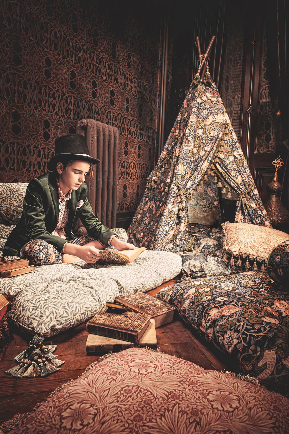 DockATot Lektält, Strawberry Thief (William Morris)