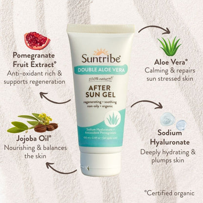 Suntribe Naturlig After Sun Gel Aloe Vera (100ml)