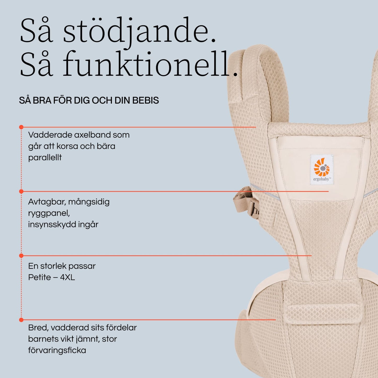 Alta Höftbärsele, Pärlgrå