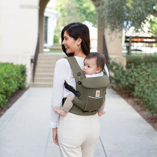 Ergobaby-Adapt Soft Flex Mesh Olive Green-reirei