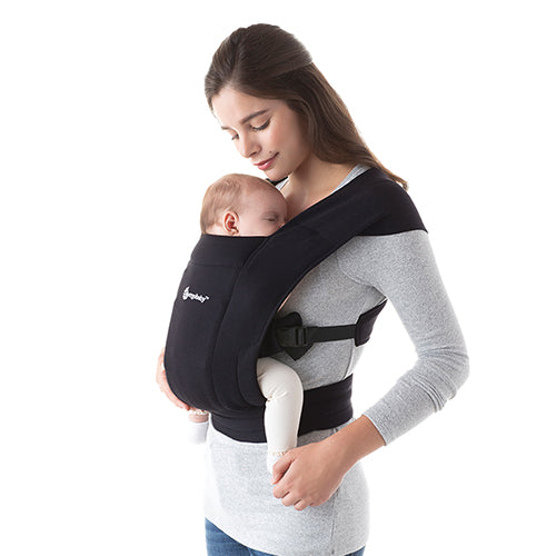 Ergobaby-Embrace Soft Knit, för nyfödd, Svart-reirei
