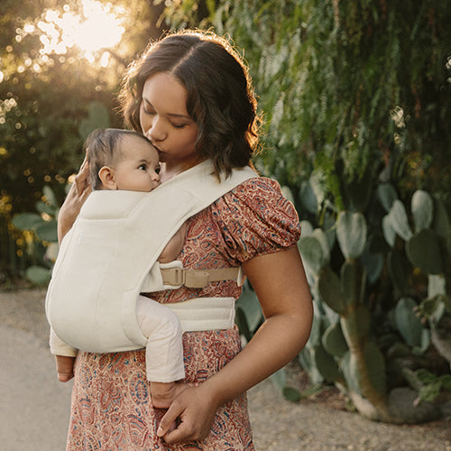 Ergobaby-Embrace Soft Knit, för nyfödd, Cream-reirei
