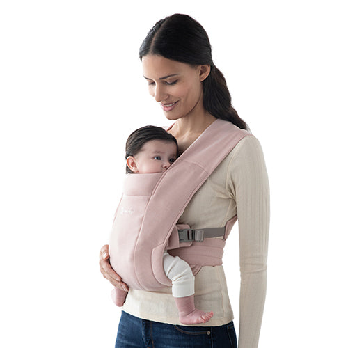 Ergobaby-Embrace Soft Knit, för nyfödd, Blush Pink-reirei
