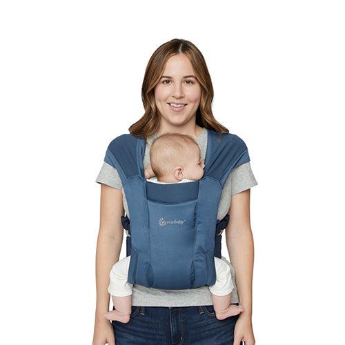 Ergobaby-Embrace Soft Air Mesh, för nyfödd, Blue-reirei