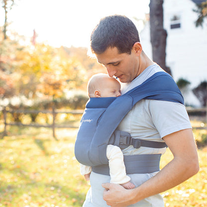 Ergobaby-Embrace Soft Air Mesh, för nyfödd, Blue-reirei