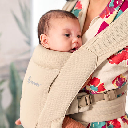 Ergobaby-Embrace Soft Air Mesh, för nyfödd, Cream-reirei