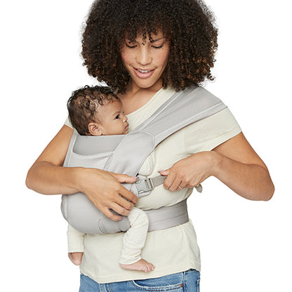 Ergobaby-Embrace Soft Air Mesh, för nyfödd, Soft Grey-reirei