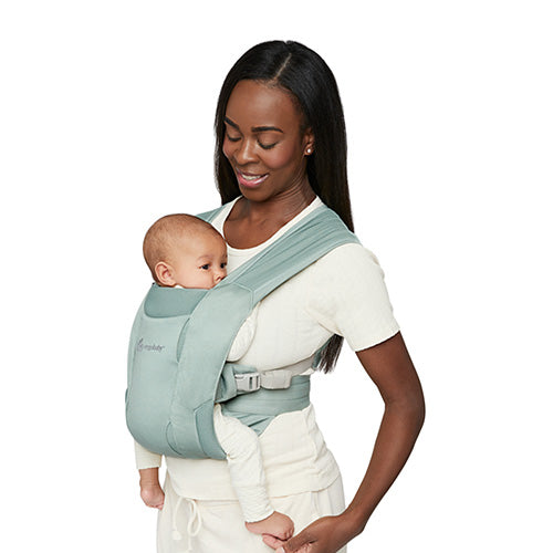 Ergobaby-Embrace Soft Air Mesh, för nyfödd, Sage-reirei