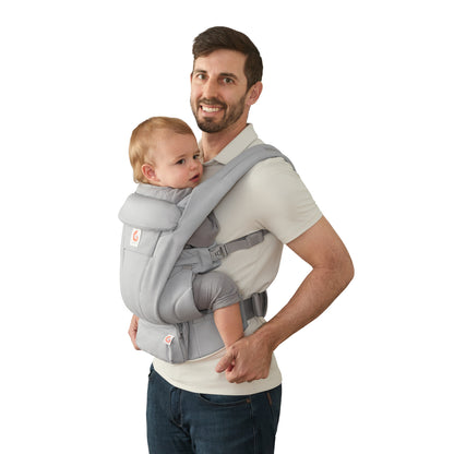 Ergobaby Omni Deluxe Bomull, Pearl Grey