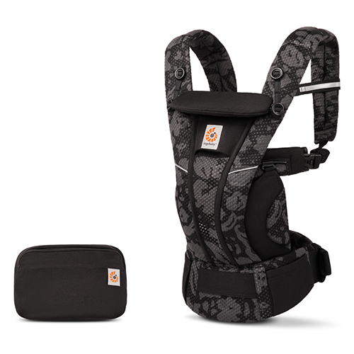 Ergobaby-Omni Breeze Onyx Blooms-reirei