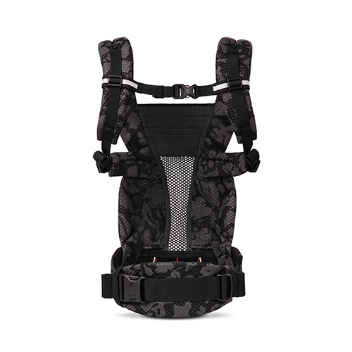 Ergobaby-Omni Breeze Onyx Blooms-reirei