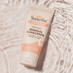 Suntribe Ekologisk Mineralbaserad Solkräm för Baby & Barn SPF 30 (100 ml)