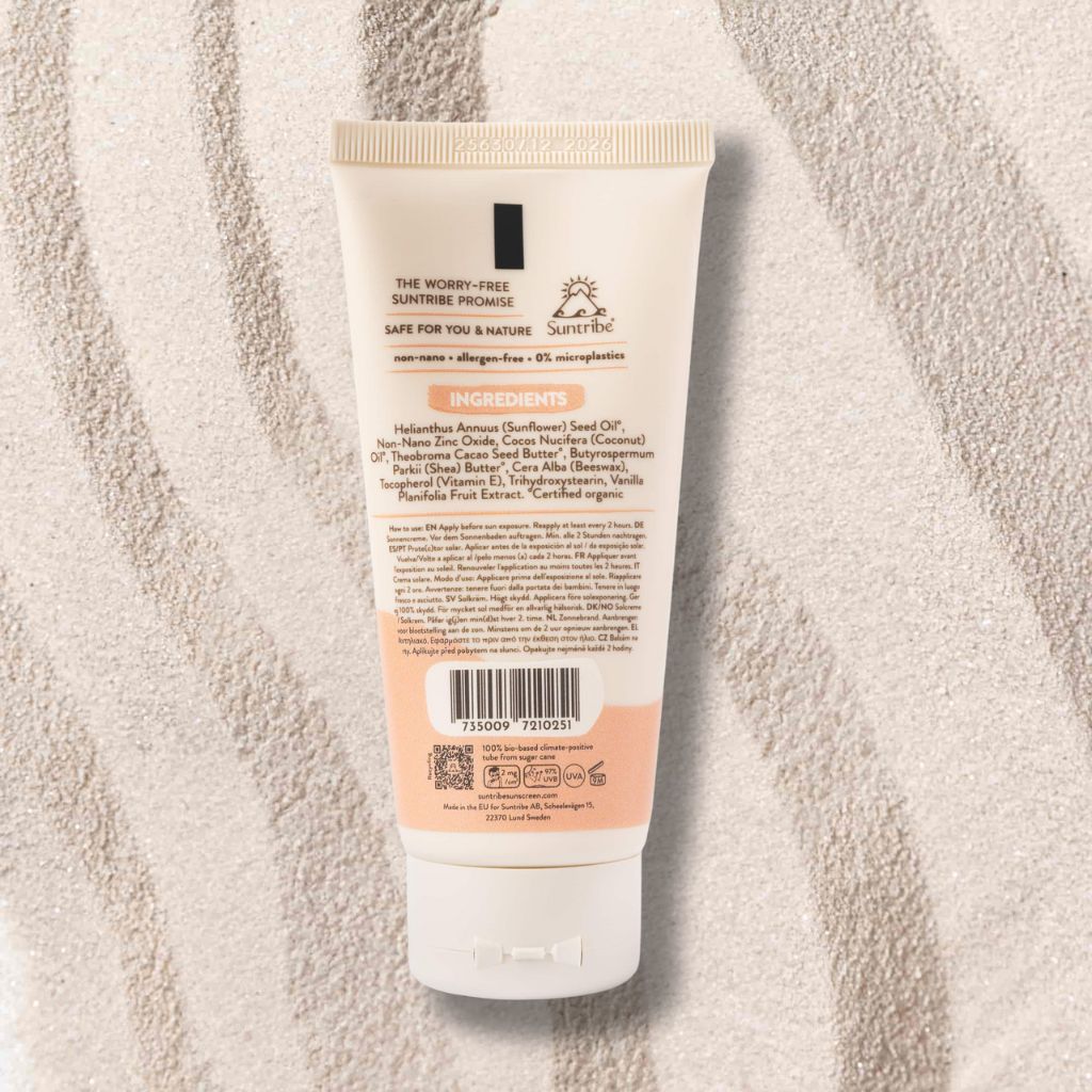 Suntribe Ekologisk Mineralbaserad Solkräm för Baby & Barn SPF 30 (100 ml)
