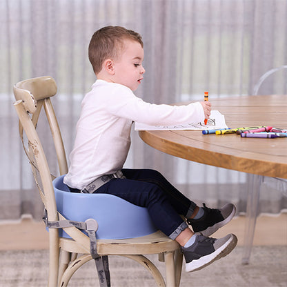 Bumbo High Chair/Booster Seat – Blue Comfortable and Portable