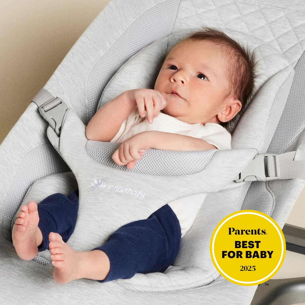 Ergobaby Evolve 3-i-1 babysitter, Ljusgrå