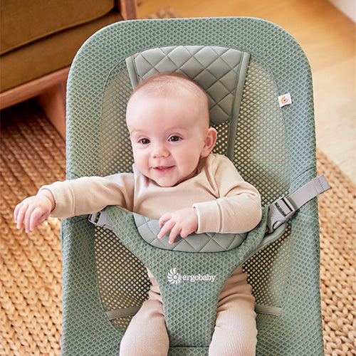 Ergobaby Evolve 3-in-1 bouncer Mesh, Sage