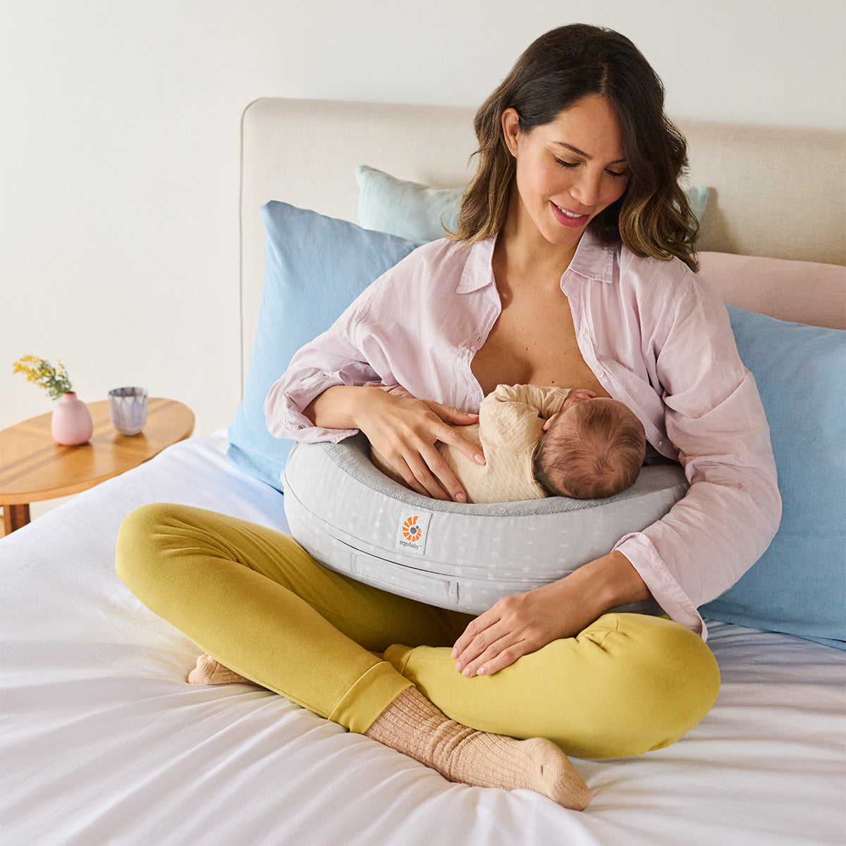Ergobaby Amningskudde (med stödrem) Moonlight Grey