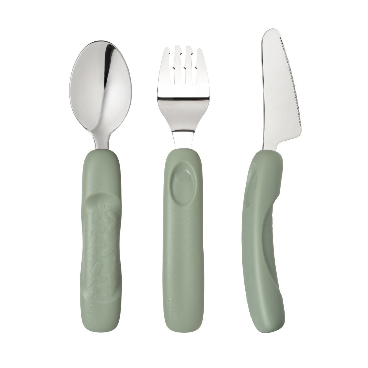 b.box Junior Bestick 3-pack, Grön