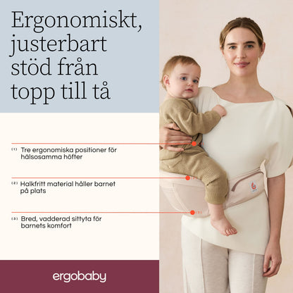 Ergobaby Lift Hoftesæde, Grå